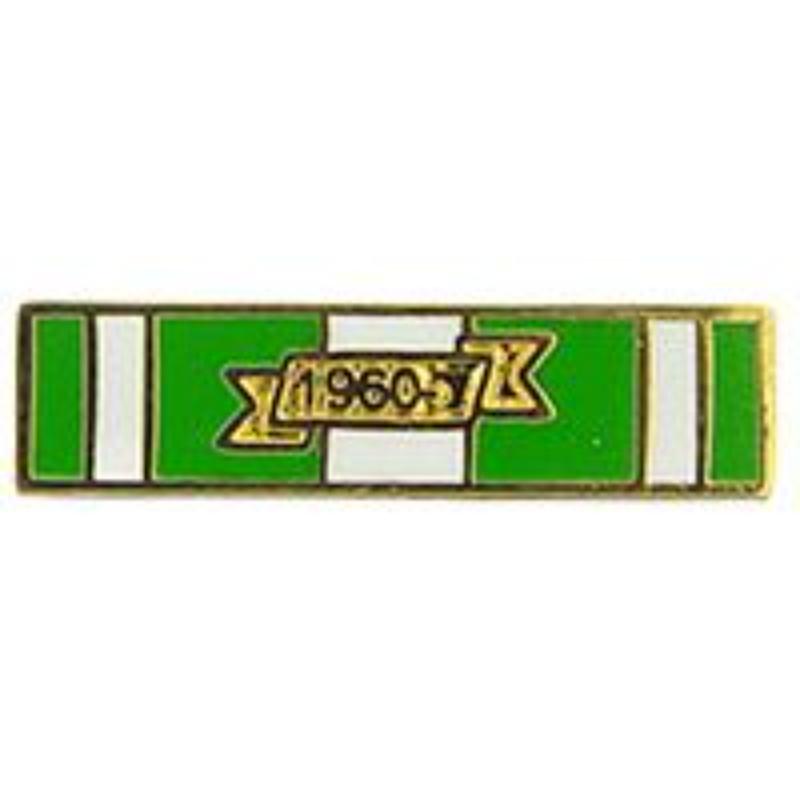 P14082 Pin - Ribbon, Vietnam, Campaign 1960 - 0.69 in.
