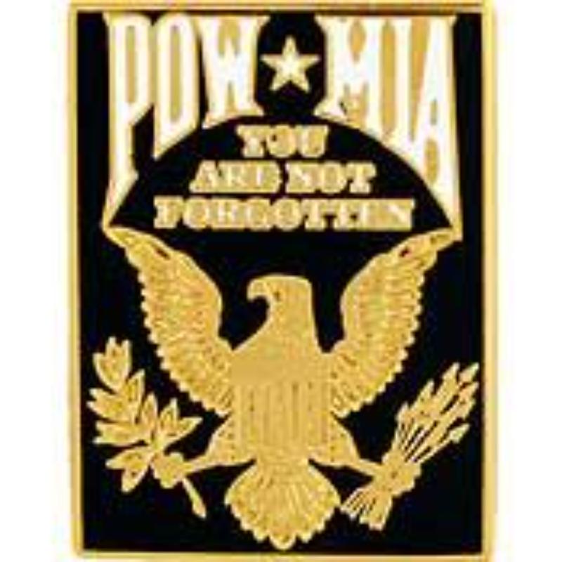 P14195 Pin - Pow Mia, Liberty - 1 in.
