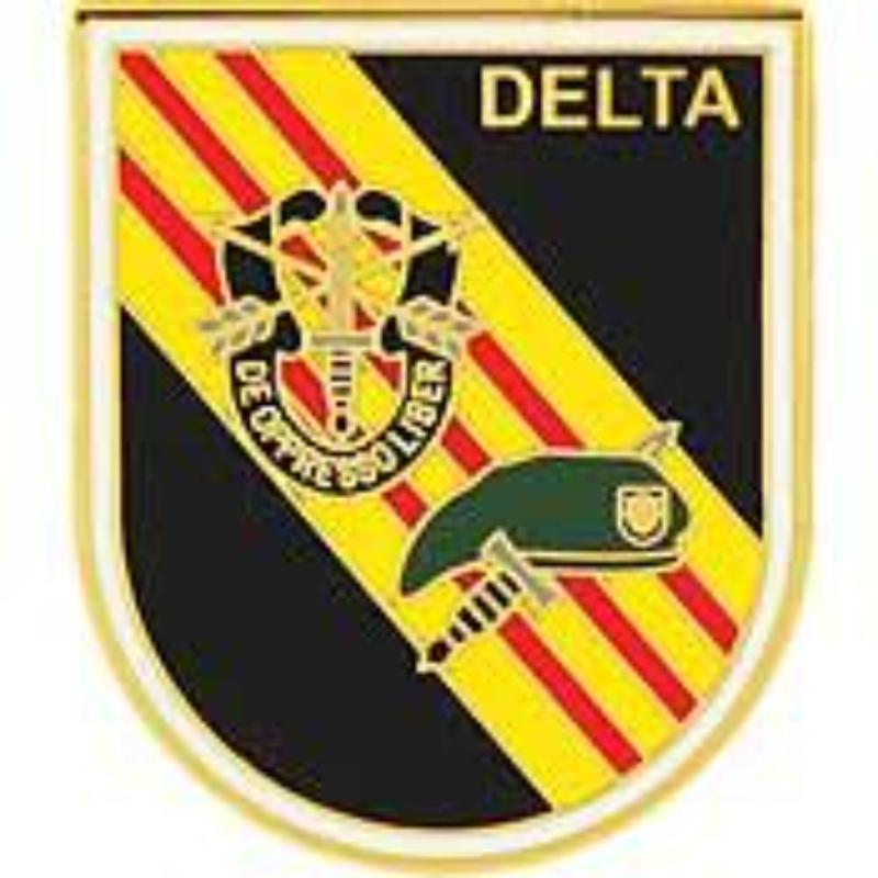 P14231 Pin - Army, Delta Force - 1 in.