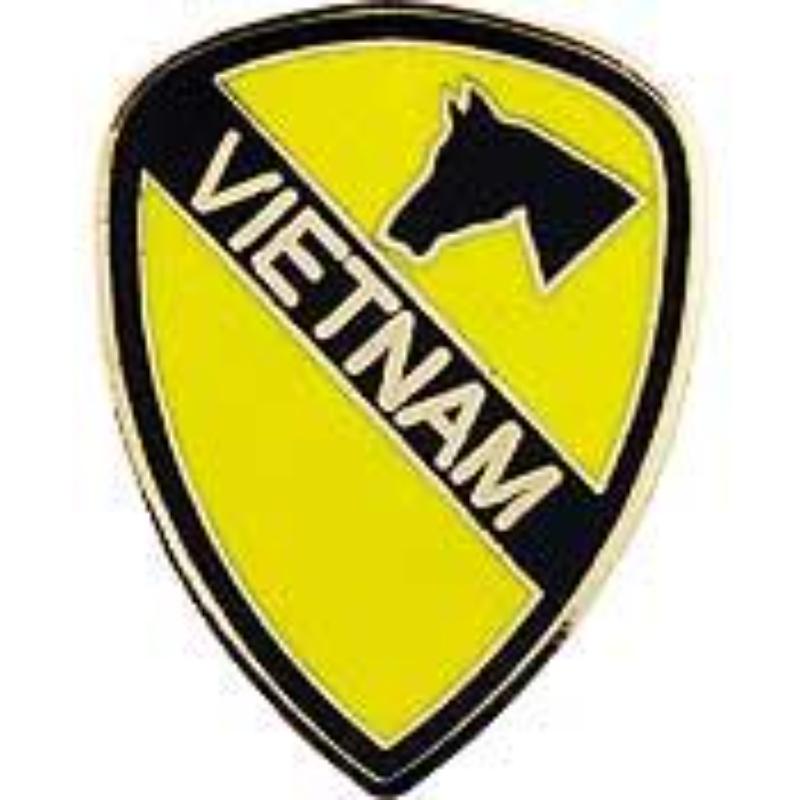 P14255 Pin - Vietnam, 1st Cavalry Division - 1 in.