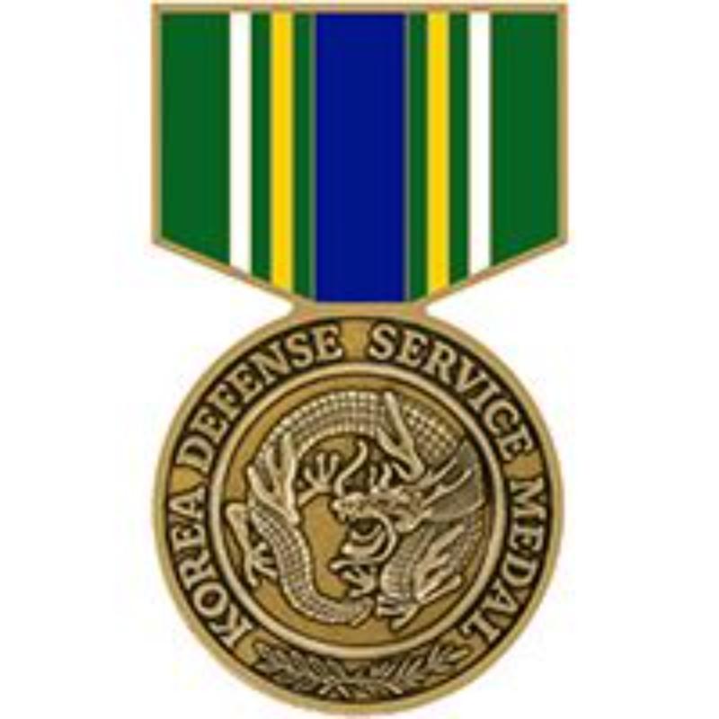 P14293 Pin - Medal, Korean Defense Service - 1.181 in.