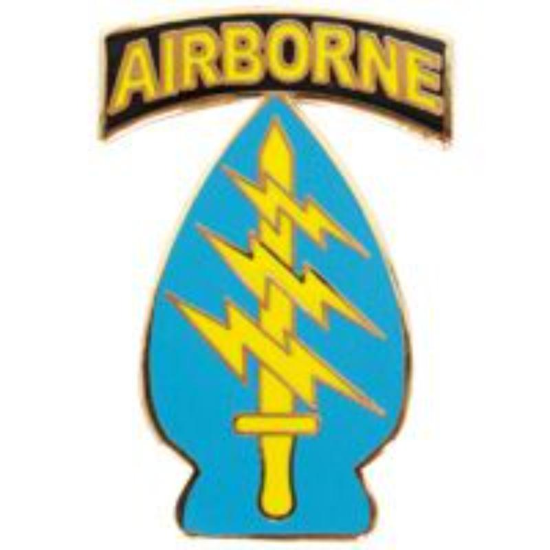 P14656 Pin - Special Forces, Airborne - 1.125 in.