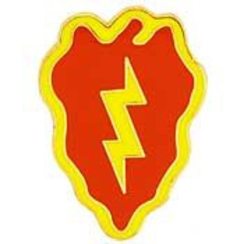 P14660 Pin - Army, 25th Infantry Division - 1 in.