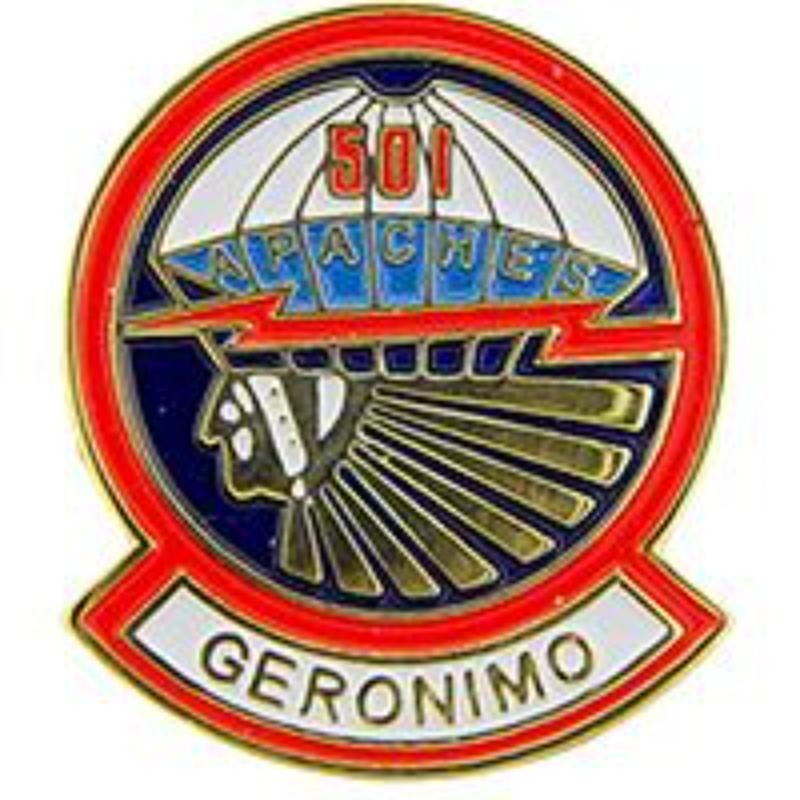 P14711 Pin - Army, 51st Airborne Geronimo - 1 in.