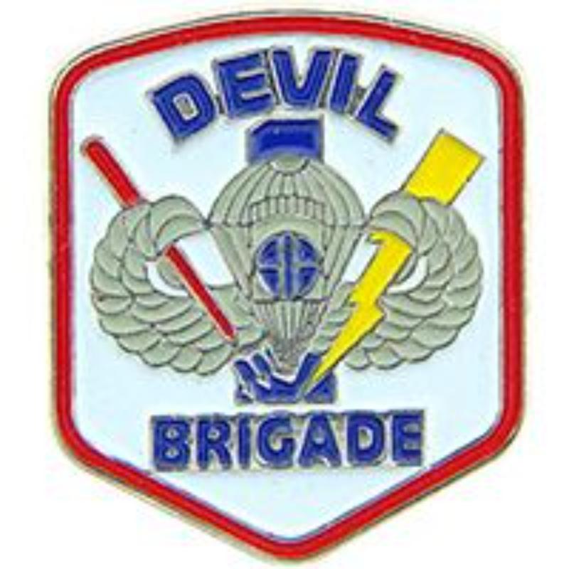 P14714 Pin - Army, 82nd Airborne Devil Brigade - 1 in.