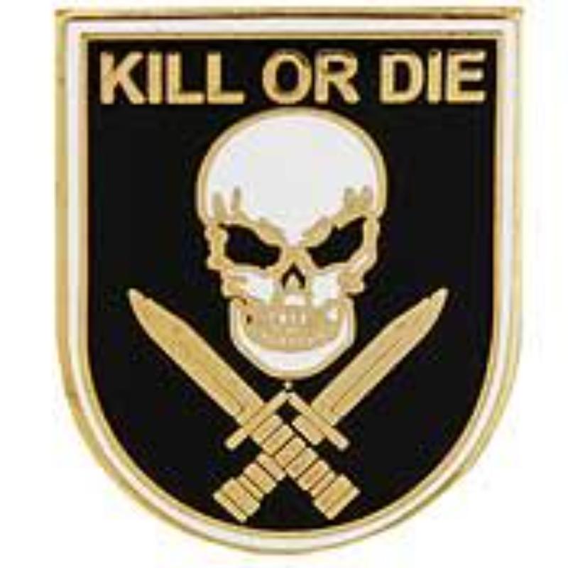 P14730 Pin - Vietnam, Kill or Die - 1 in.