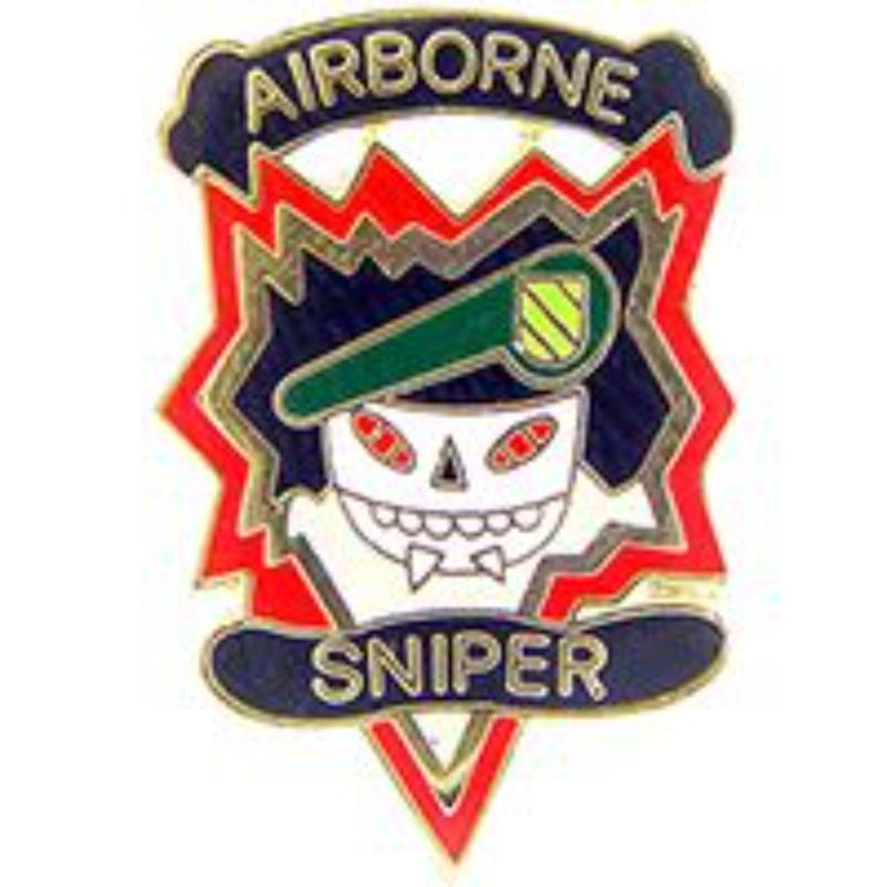 P14758 Pin - Special Airborne, Sniper - 1 in.