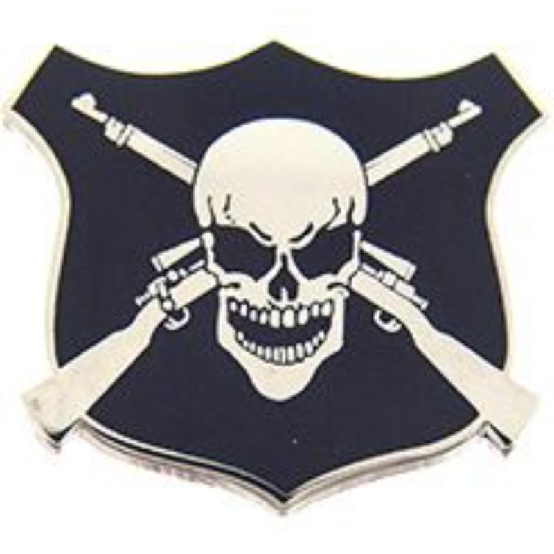 P14914 Pin - Sniper Decal, Silver - 1.125 in.