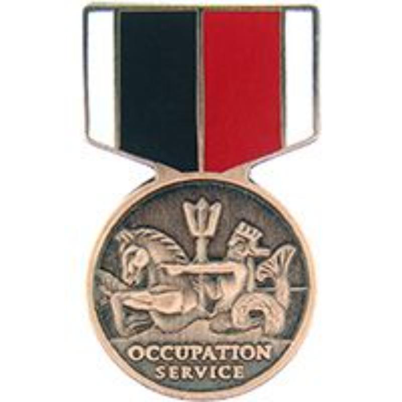 P15053 Pin - Medal, USN & USMC Occupation Service - 1.181 in.