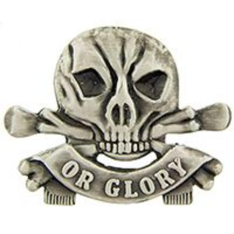 P15093 Pin - Death or Glory - 1 in.