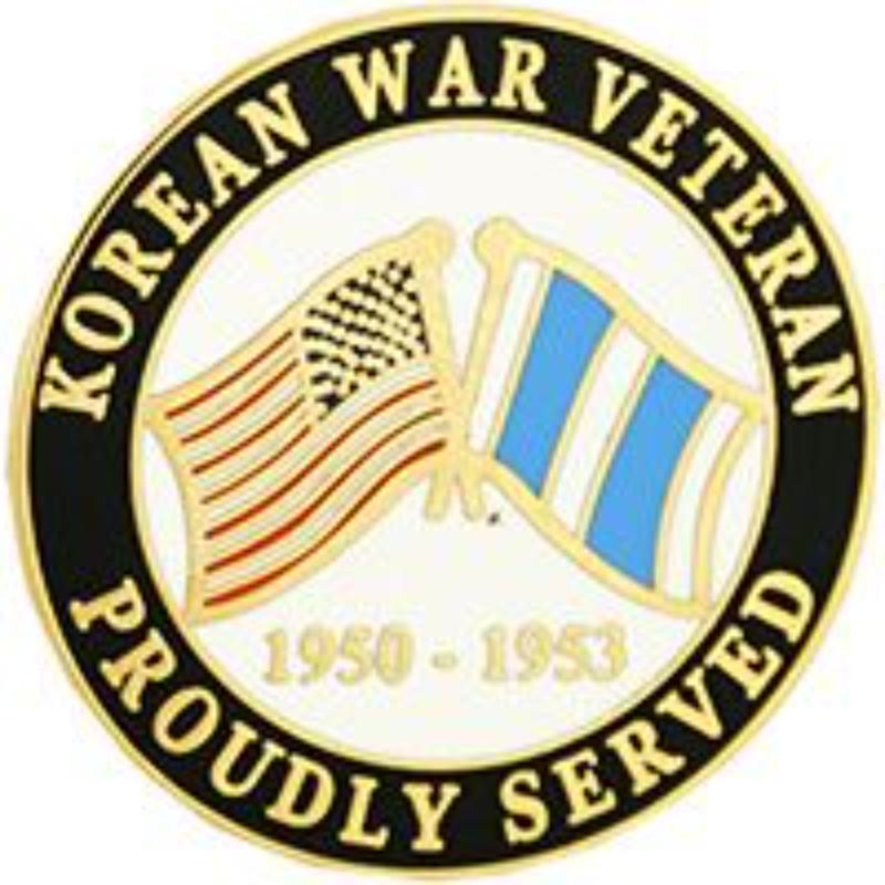 P15125 Pin - Korea, Proudly Served - 1 in.
