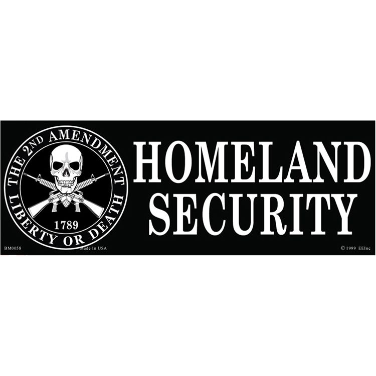 BM0058 Sticker - 2nd Amendment - 3.5 x 10 in.