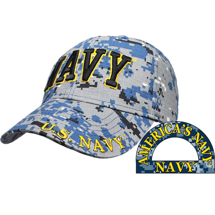 CP00200 Cap - USN, Letters - Camo