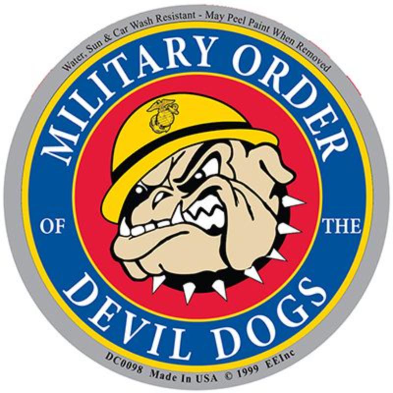DC0098 Sticker - USMC, Devil Dogs - 3.5 in.