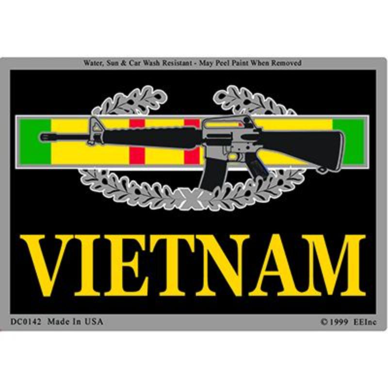 DC0142 Sticker - Vietnam, Cib - 3 x 4.25 in.