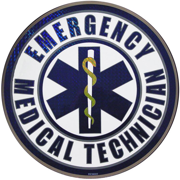 DC9022 Sticker - Emergency Medical - 12 in.