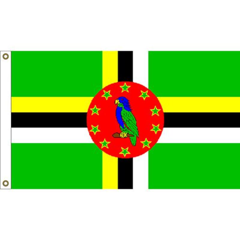 F1025 Flag - Dominica - 3 x 5 ft.