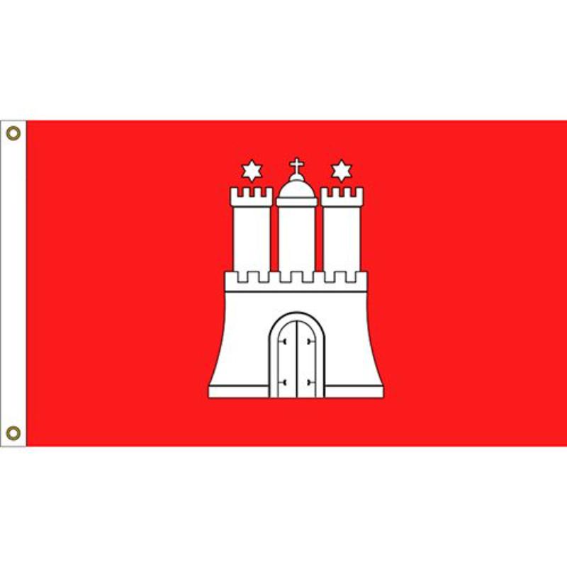 F1198 Flag - Hamburg - 3 x 5 ft.