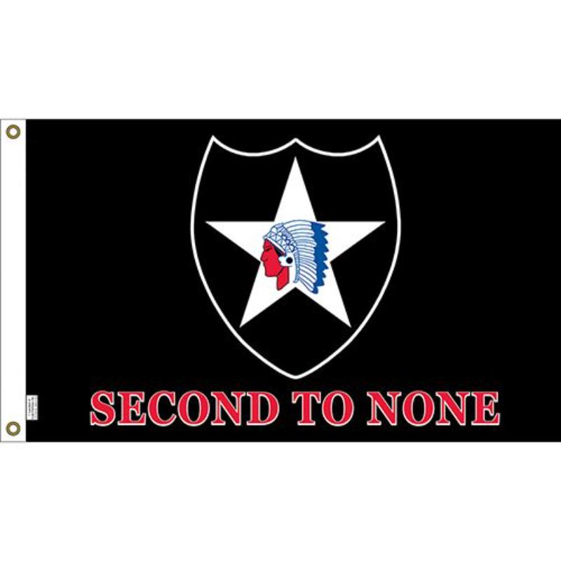 F1322 Flag - Army, 2nd Division - 3 x 5 ft.