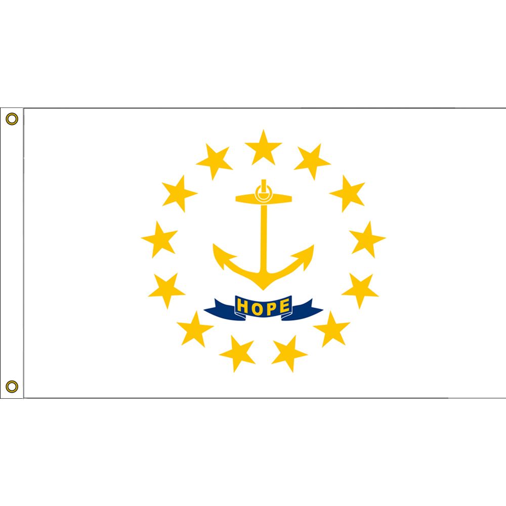F1540 Flag - Rhode Island - 3 x 5 ft.