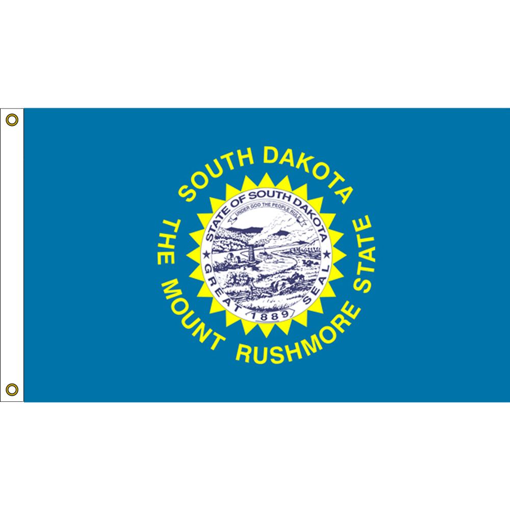 F1542 Flag - South Dakota - 3 x 5 ft.