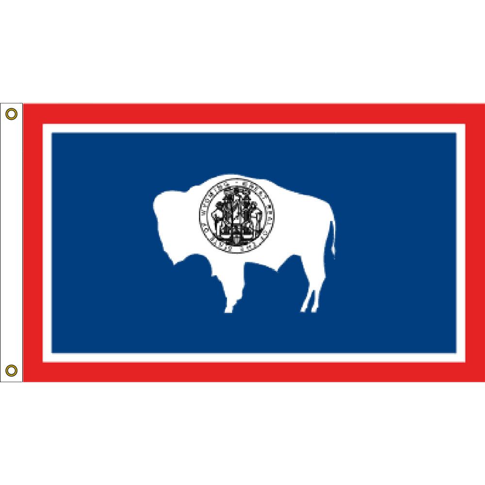 F1551 Flag - Wyoming - 3 x 5 ft.
