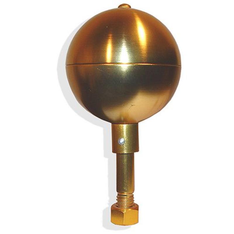 F9848-40 Flagpole - Top, Bronze Ball - 3 in.