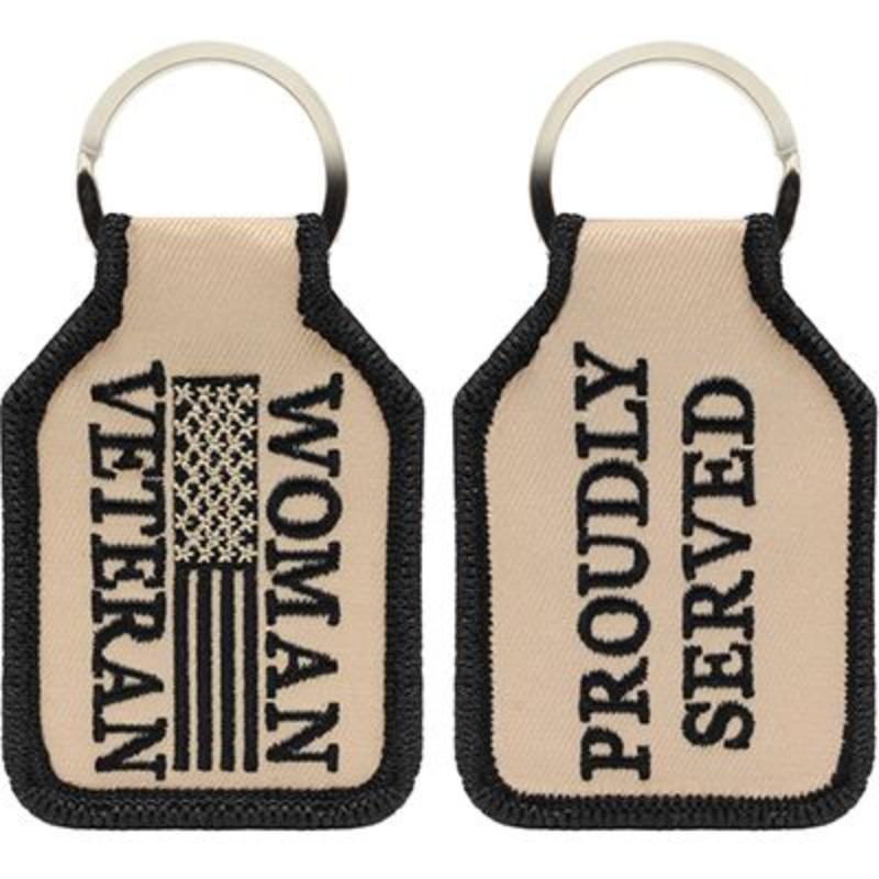 KC0020 Key Ring - Woman Veteran - Embark - 1.88 x 2.75 in.