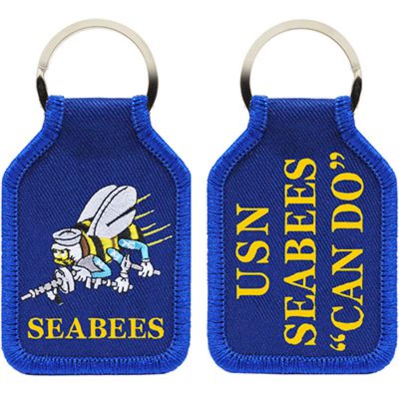 KC0070 Key Ring - USN, Seabees - Embark - 1.88 x 2.75 in.
