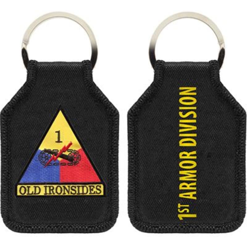 KC0142 Key Ring - Army, 1st Armor - Embark - 1.88 x 2.75 in.