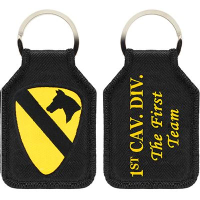KC0145 Key Ring - Army, 1st Cavalry - Embark - 1.88 x 2.75 in.