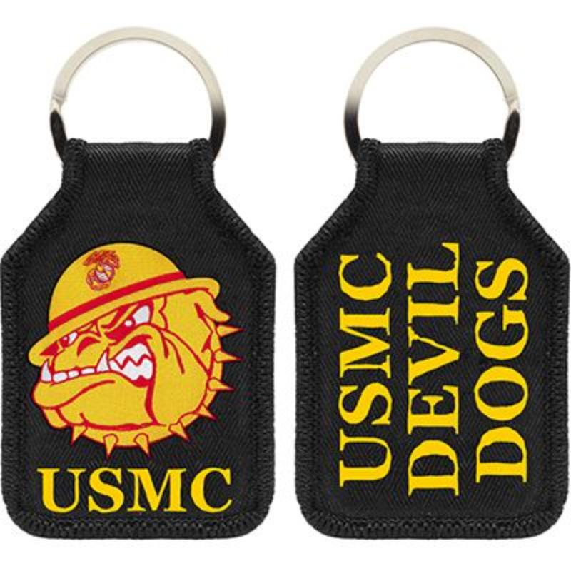 KC0157 Key Ring - USMC, Bulldog - Embark - 1.88 x 2.75 in.