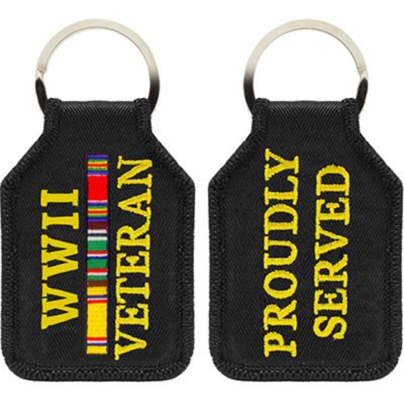 KC0182 Key Ring - World War II Veteran - Embark - 1.88 x 2.75 in.