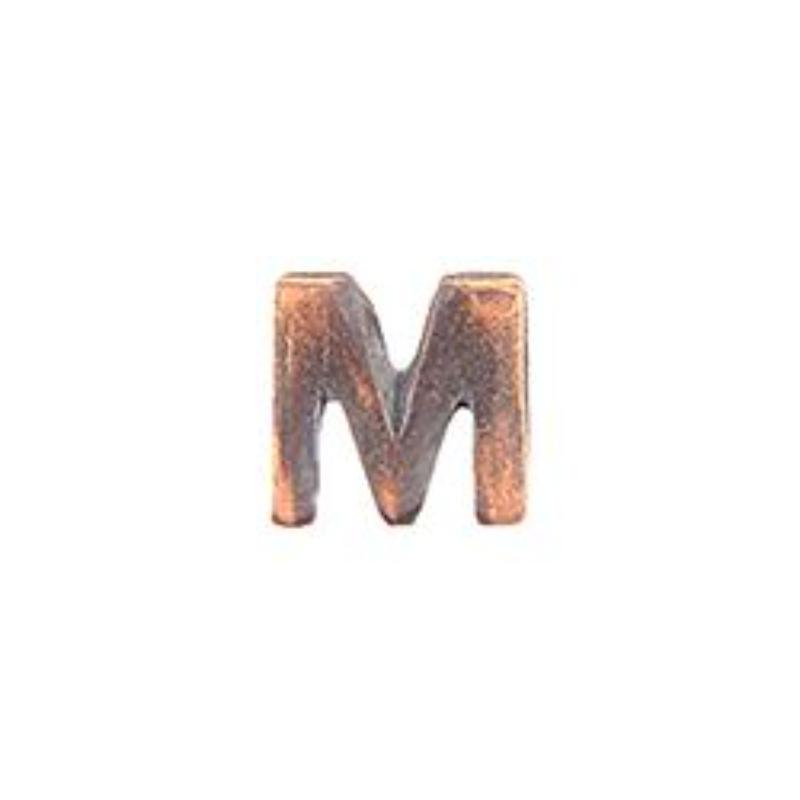 M7817 Dev-Letter M, Bronze - 0.25 in.