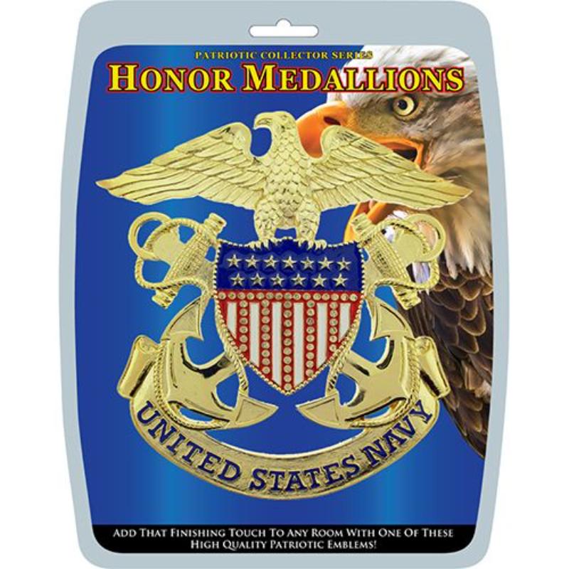 MD1008 Medallion - US Navy - 6.25 in.