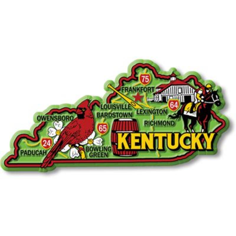 MG0018 Magnet - Kentucky - 3 to 4 in.