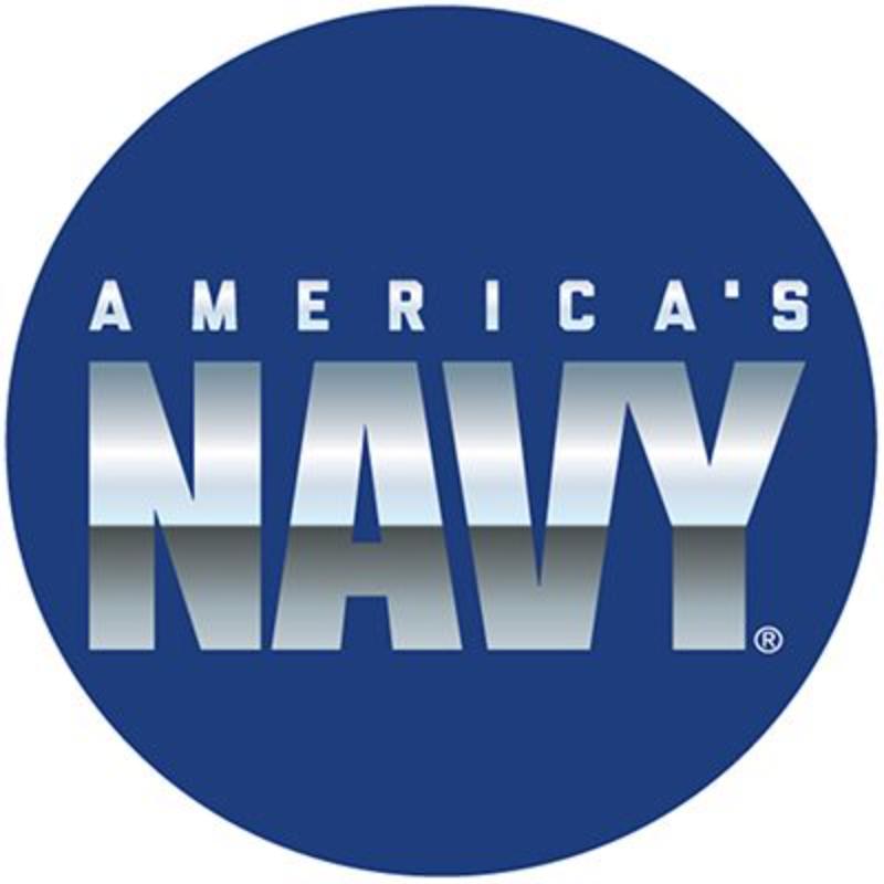 MG0810 Magnet - USN Button - 3 in.