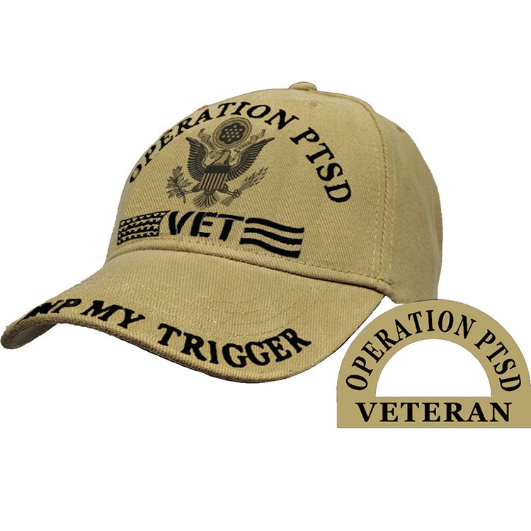 CP00818 Cap - Veteran, Operation PTSD - Dark Desert