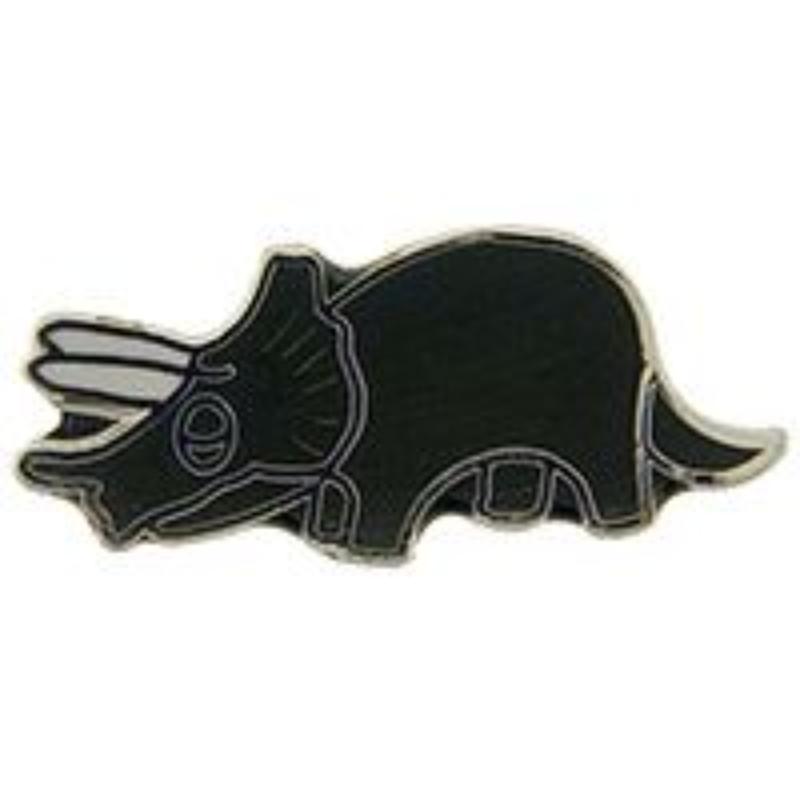 P00388 Pin - Dino, Triceratops - 1 in.