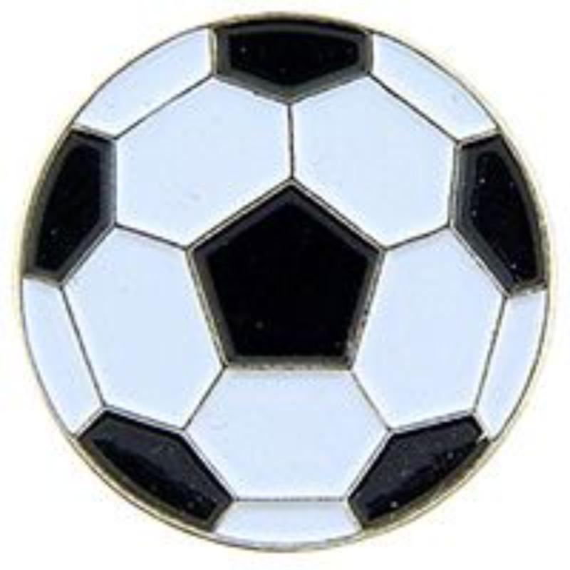P00414 Pin - Soccer, Ball - 1 in.