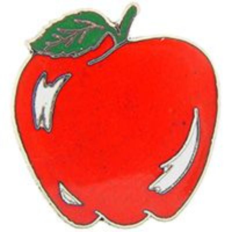 P00425 Pin - Plant, Apple, Red - 1 in.