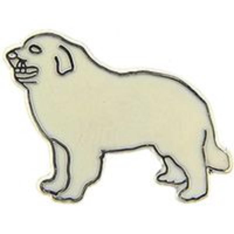 P00711 Pin - Dog, Great Pyrenees - 1 in.