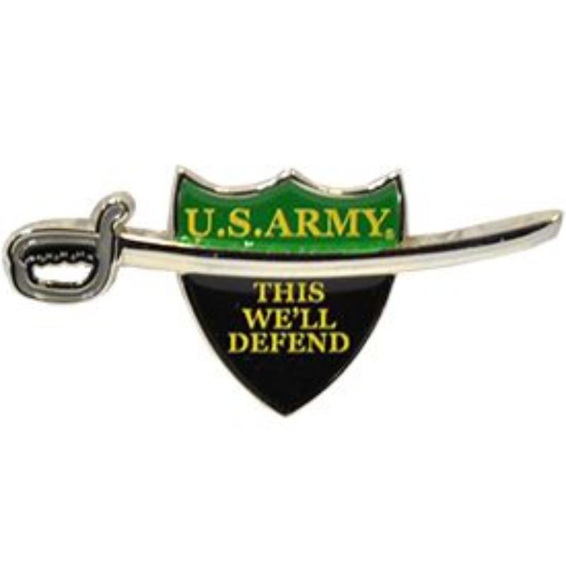 P00809 Pin - Sword, U.S.Army - 1.63 in.