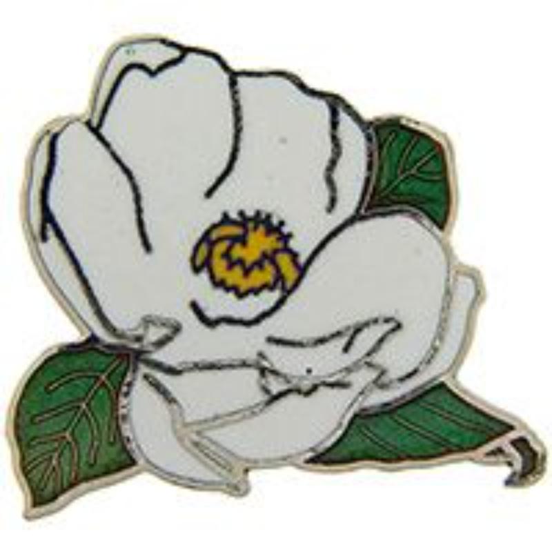 P01590 Pin - Plant, Magnolia - 1 in.