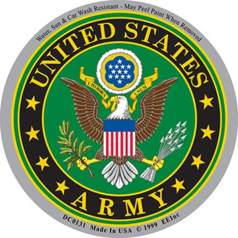 DC0131 Sticker - Army Symbol - 3.5 in.