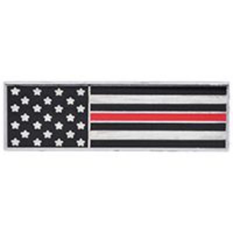 P02332 Pin - Fire, Red Line Service Ribbon - 1.25 in.