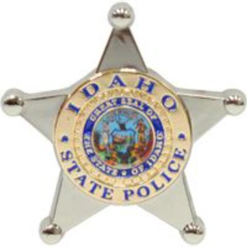 P02612 Pin - Police decal, Idaho - 1 in.