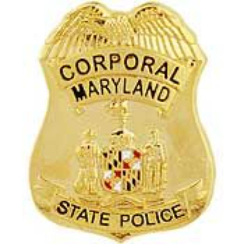 P02620 Pin - Police decal, Maryland - 1 in.