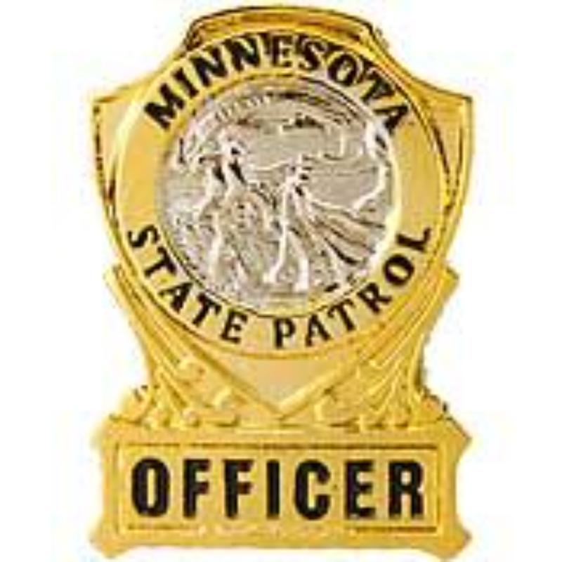 P02623 Pin - Police decal, Minnesota - 1 in.