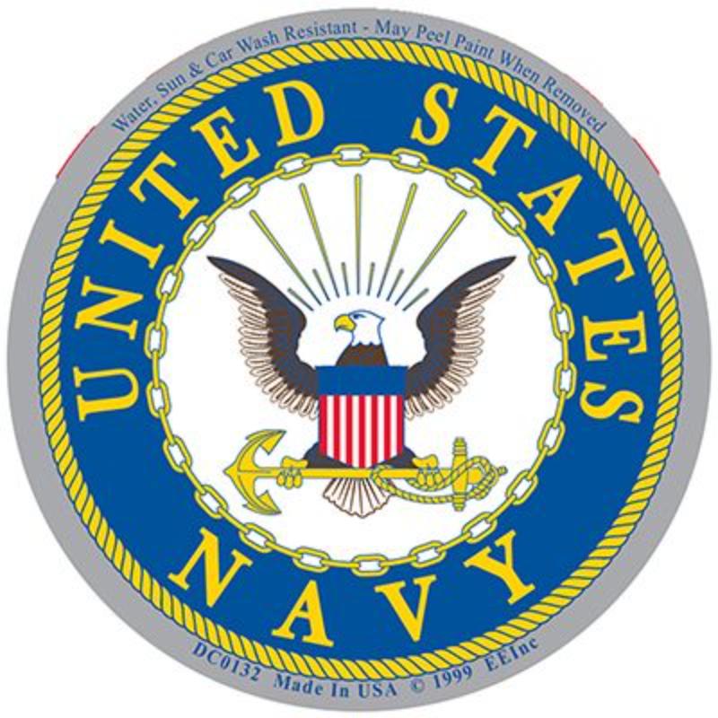 DC0132 Sticker - USN Logo - 3.5 in.
